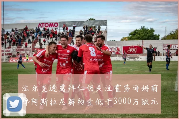 法尔克透露拜仁仍关注霍芬海姆前锋阿斯拉尼解约金低于3000万欧元